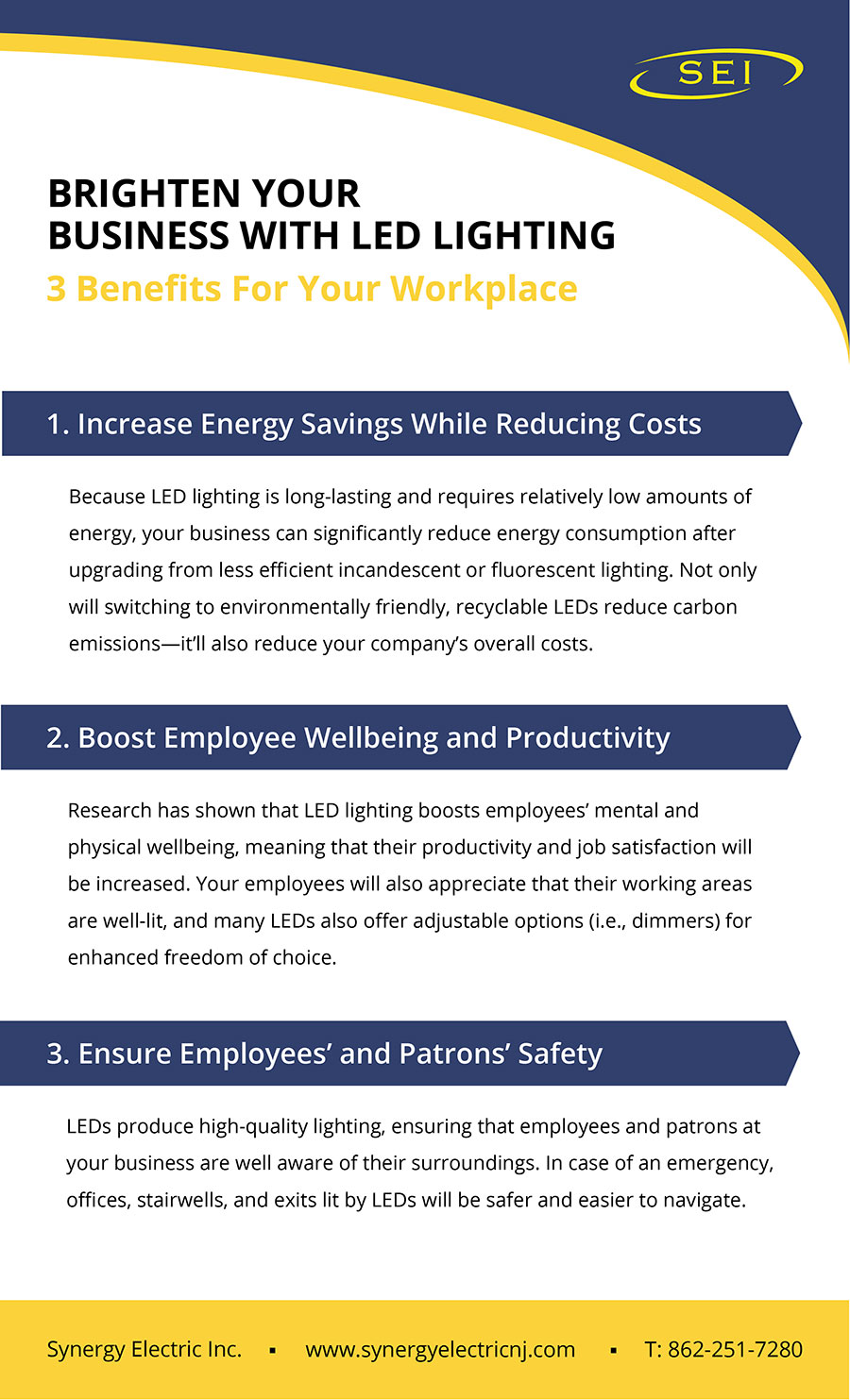 How Led Lighting Can Benefit Your Business Synergy Electric